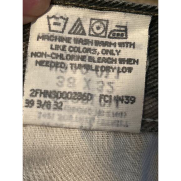 GUC Wrangler Men's Camo Jeans Boot Cut Pockets Size 38 x 32 - Picture 5 of 6